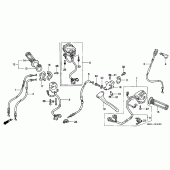 Схема узла: Кабельпереключатель для Honda CBR900RR CBR900RR Fireblade