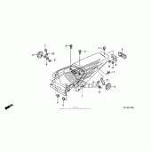 Схема узла: Заднее крыло для Honda CRF150 CRF150F