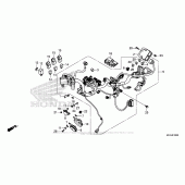 Схема вузла: Електрообладнання для Honda CMX500 Rebel