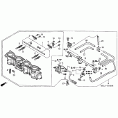 Схема вузла: Дросельна заслонка для Honda CBR1000 CBR1000RR Fireblade