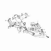 Схема вузла: Вихлопна система для Honda XRV750 Africa Twin