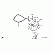 Схема вузла: Клапанна кришка для Honda CRF450 CRF450X