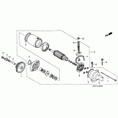 Схема вузла: Стартер електричний для Honda CB1000 CB1000F