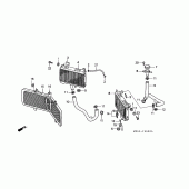 Схема вузла: Радіатор для Honda GL1500 Gold Wing Special Edition