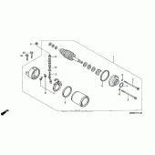 Схема вузла: Стартер електричний для Honda CBR600 CBR600F4