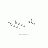 Схема вузла: Spanner для Honda XR250