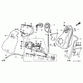 Схема вузла: Паливний бак для Honda FSC600 Silver Wing