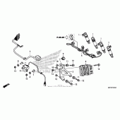 Схема вузла: Електрообладнання для Honda CBR600 CBR600RR