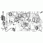 Схема узла: Audio unit (gl1800 06-) для Honda GL1800 Gold Wing