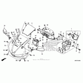 Схема вузла: Передній обтічник для Honda CBR600 CBR600RR