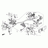 Схема вузла: Жгут проводки / котушка запалювання (2) для Honda XRV750 Africa Twin