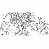 Схема вузла: Cowling comp для Honda XL1000V Varadero