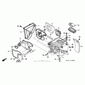 Схема узла: Воздушный фильтр для Honda CRF150 CRF150F