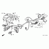 Схема узла: Электрооборудование (CB600F2) для Honda CB600F Hornet