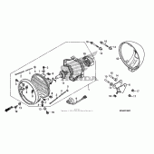 Схема вузла: Фара для Honda CMX250 Rebel