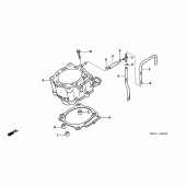 Схема вузла: Циліндр для Honda CRF450 CRF450X
