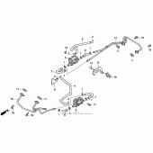Схема вузла: Air suction valve 90-93 для Honda VFR750F Interceptor