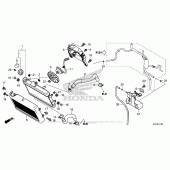 Схема узла: Радиатор для Honda CMX300 Rebel