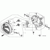 Схема вузла: Фара для Honda XL700V Transalp