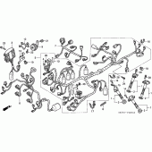 Схема узла: Электрооборудование (VFR800A) для Honda VFR800 VFR