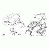 Схема узла: Сиденье для Honda ST1100 Pan-European