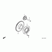 Схема узла: Привод стартера для Honda CBR600 CBR600F