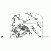 Схема вузла: Дросельна заслонка (ASSY.) Для Honda VFR800 VFR