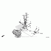 Схема вузла: Термостат для Honda CBR600 CBR600RR