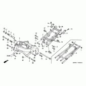 Схема вузла: Рама для Honda CBR600 CBR600FR Racing Edition