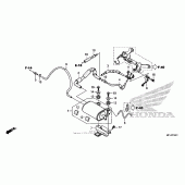 Схема узла: Evap canister (cbr600ra) для Honda CBR600