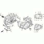 Схема вузла: Картер двигуна для Honda NX500 Dominator