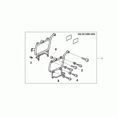 Схема узла: Leather s/b stay для Honda VT1100 Shadow Aero
