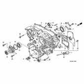 Схема узла: Зад. case для Honda GL1800 Gold Wing