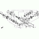 Схема вузла: Cross shaft для Honda VT1100 Shadow ACE