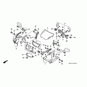 Схема вузла: Cowling comp (VFR750FR / FS / FT / FV) для Honda VFR750F Interceptor