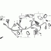 Схема вузла: Електрообладнання для Honda XR250
