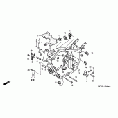 Схема узла: Рама для Honda VT750 Black Widow