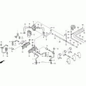 Схема узла: Вакуумные шланги для Honda GL1500 Valkyrie Interstate