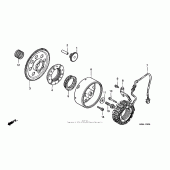 Схема вузла: Генератор для Honda VT1100 Shadow Aero