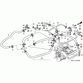 Схема узла: Water pipe для Honda GL1800 Gold Wing