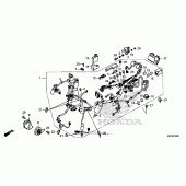 Схема вузла: Електрообладнання для Honda GL1800 Gold Wing Valkyrie