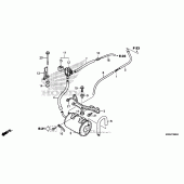 Схема вузла: Evap canister для Honda GL1800 Gold Wing F6B Bagger