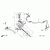 Схема вузла: Циліндр зчеплення 98-04 для Honda VTR1000 Superhawk