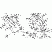 Схема узла: Выхлопная система для Honda XL1000V Varadero