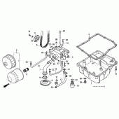 Схема вузла: Масляний фільтр / маслонасос (VFR750FL / FM / FN / FP) для Honda VFR750F Interceptor