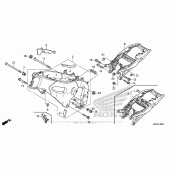 Схема вузла: Рама для Honda CBR1000 CBR1000RR Fireblade