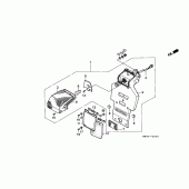 Схема вузла: Задній ліхтар (Стоп-сигнал) для Honda NX250