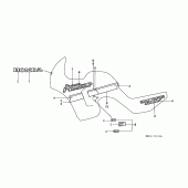 Схема узла: Stripe/mark (XL600VK/VL) для Honda XL600 Transalp