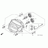 Схема узла: Фара для Honda CBR1100XX Blackbird