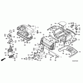 Схема узла: Trunk box для Honda GL1800 Gold Wing